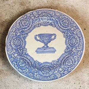 Spode Blue Room Warwick Collection "Portland Vase" Earthenware Plate Vintage‎
